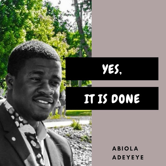 Yes  it is done – Abiola Adeyeye